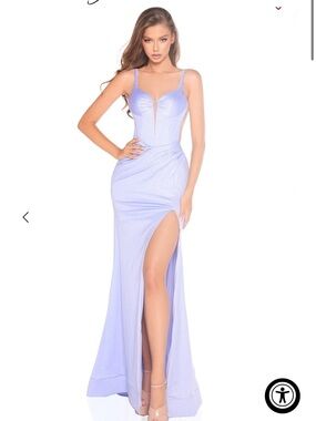 Amarra Long formal dress size 4 periwinkle NWOT sold out 💜